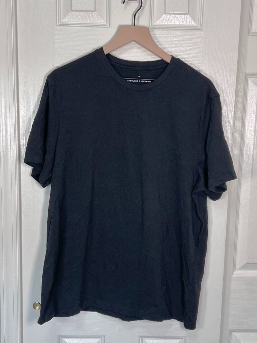 Everlane Uniform Tee Short Sleeve Black Size XL NWOT